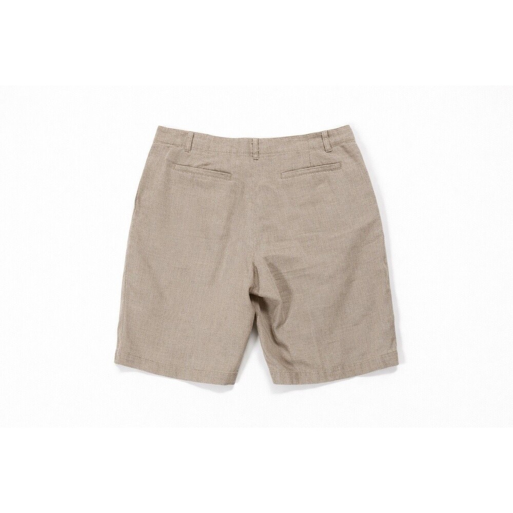 Linen Bermuda Shorts Bundle Womens 8 Summer Vacation Resort Charter Club Brown - Picture 5 of 7
